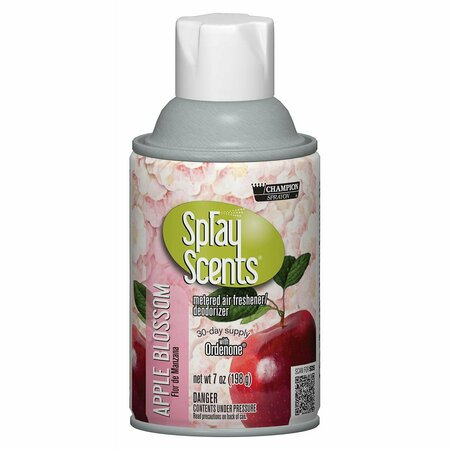 CHASE PRODUCTS Aerosol Metered Air Freshener Apple Mist, 7PK 438-5188